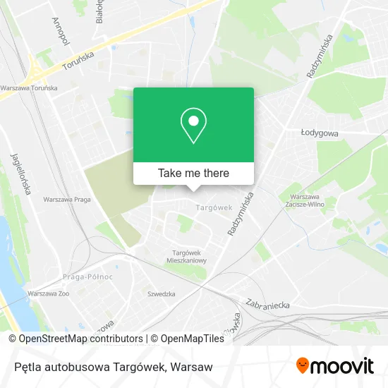 Pętla autobusowa Targówek map