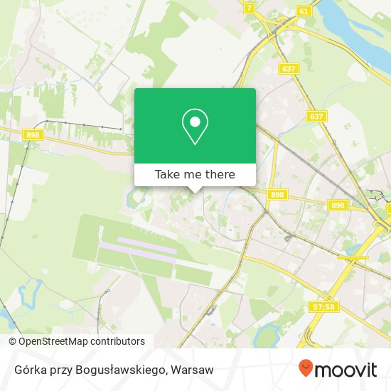 Górka przy Bogusławskiego map