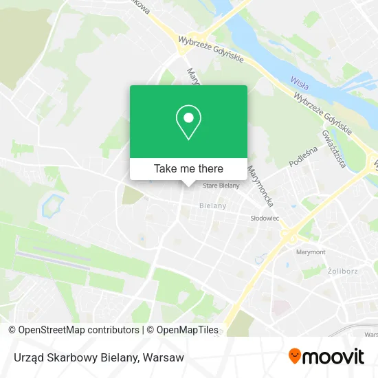 Urząd Skarbowy Bielany map