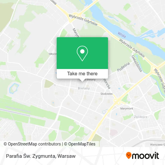 Parafia Św. Zygmunta map