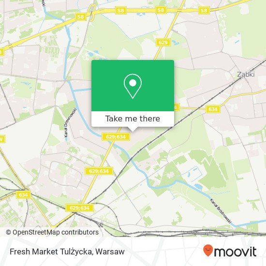 Fresh Market Tulżycka map