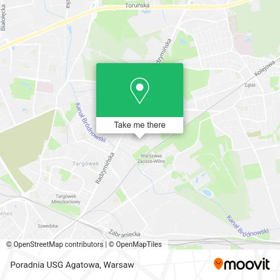 Poradnia USG Agatowa map