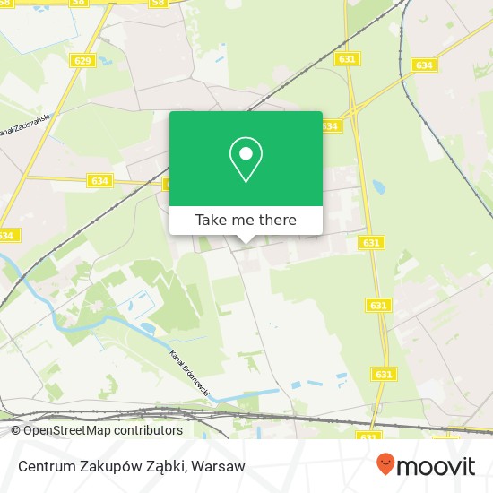 Centrum Zakupów Ząbki map