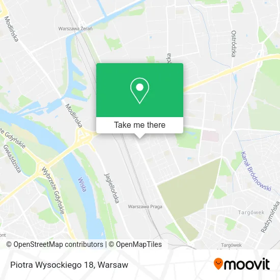 Piotra Wysockiego 18 map