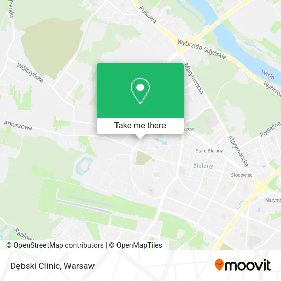 Dębski Clinic map