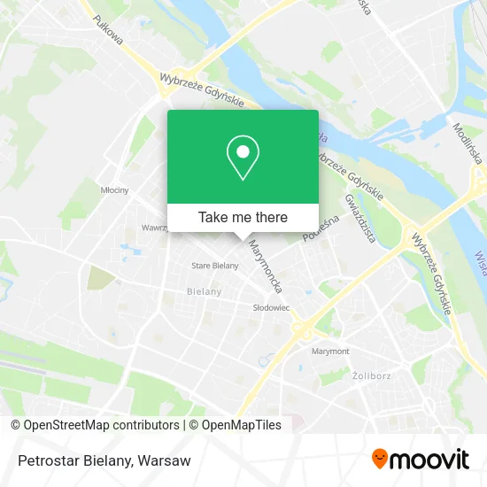 Petrostar Bielany map