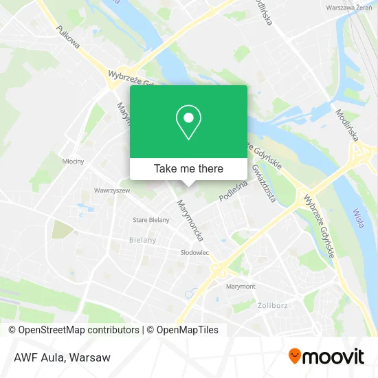 AWF Aula map
