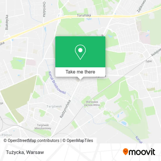 Tużycka map