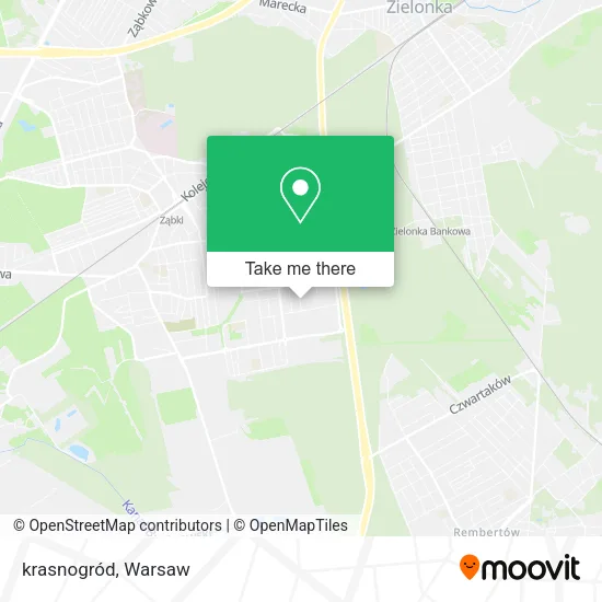 krasnogród map