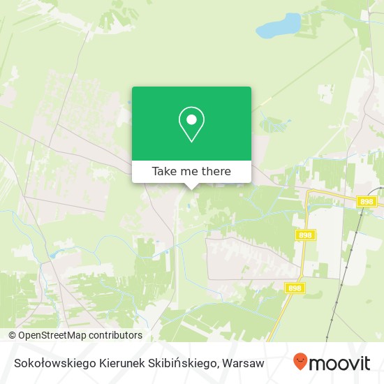 Sokołowskiego Kierunek Skibińskiego map