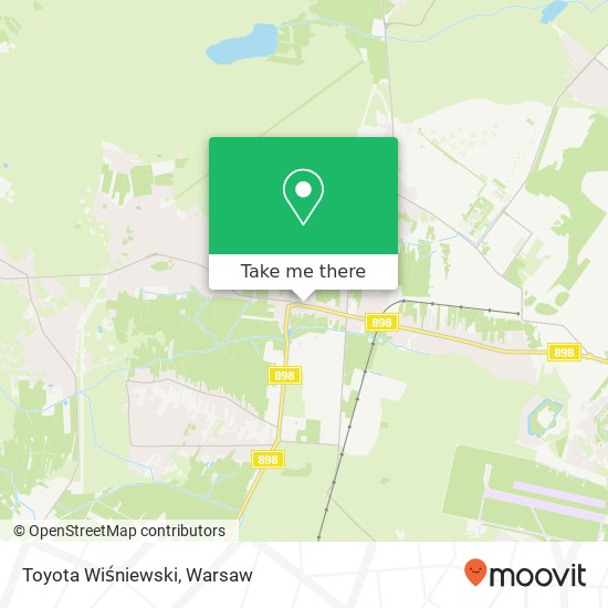 Toyota Wiśniewski map