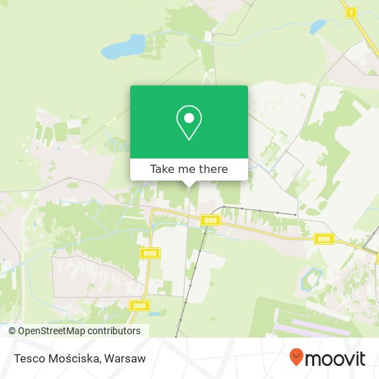 Tesco Mościska map