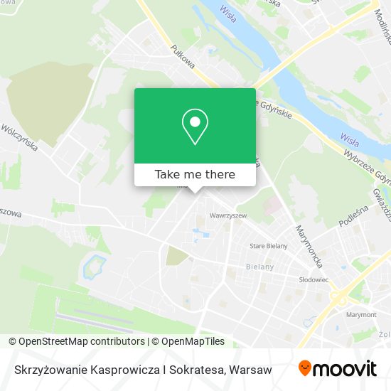 Skrzyżowanie Kasprowicza I Sokratesa map