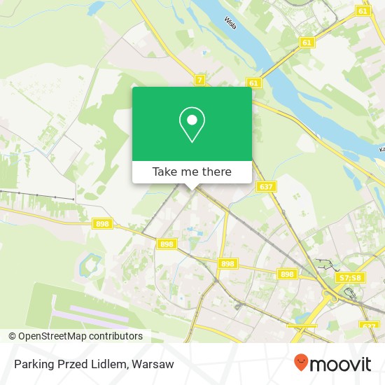 Parking Przed Lidlem map