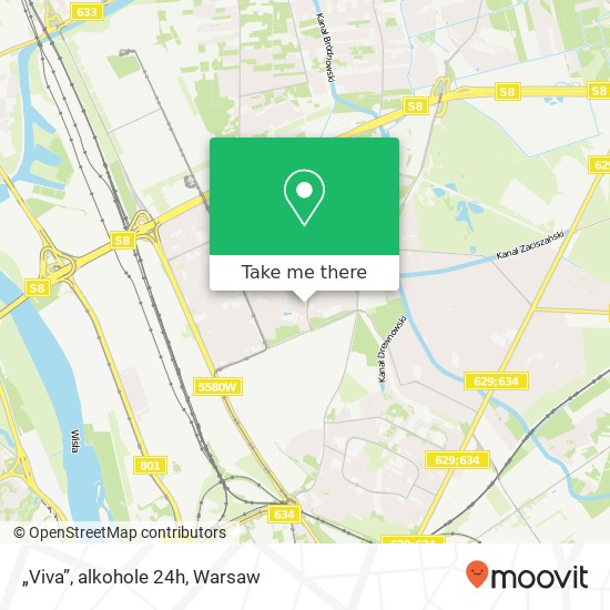 „Viva”, alkohole 24h map