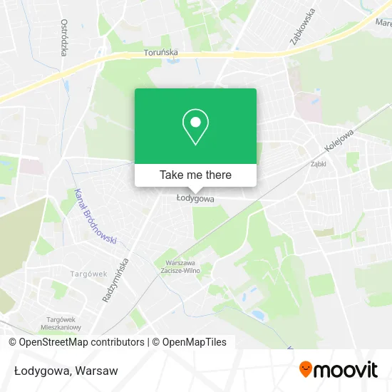 Łodygowa map