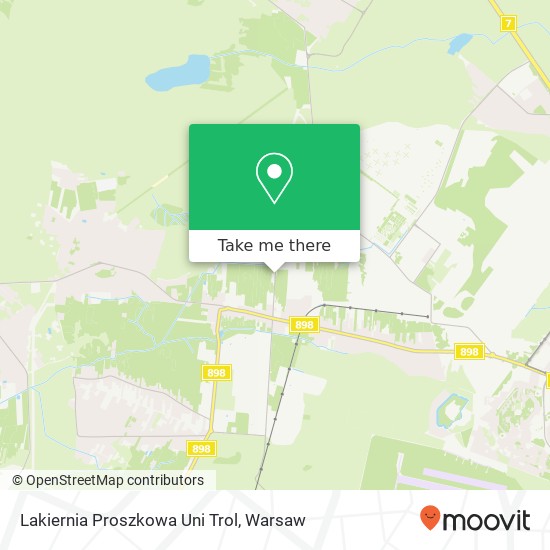 Lakiernia Proszkowa Uni Trol map