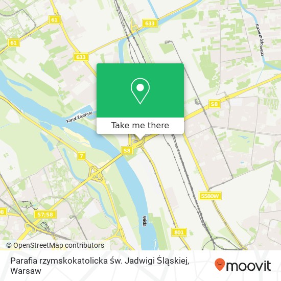 Карта Parafia rzymskokatolicka św. Jadwigi Śląskiej