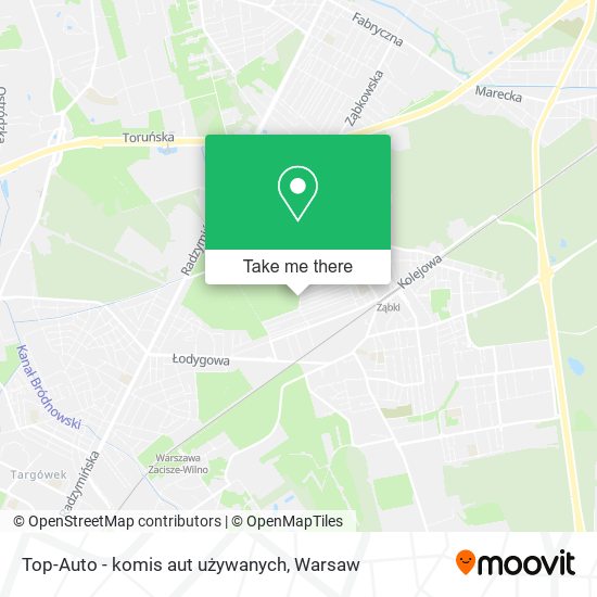 Top-Auto - komis aut używanych map