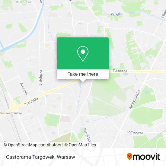 Castorama Targówek map