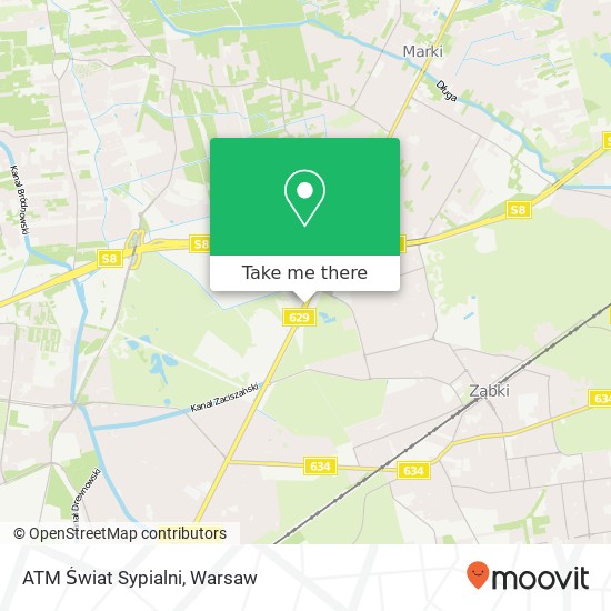 ATM Świat Sypialni map