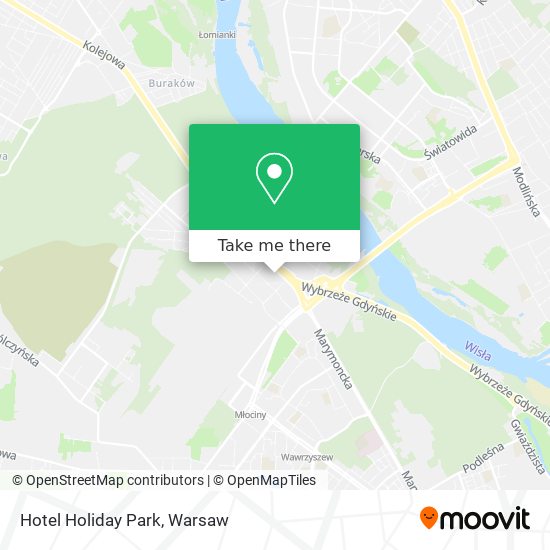 Hotel Holiday Park map