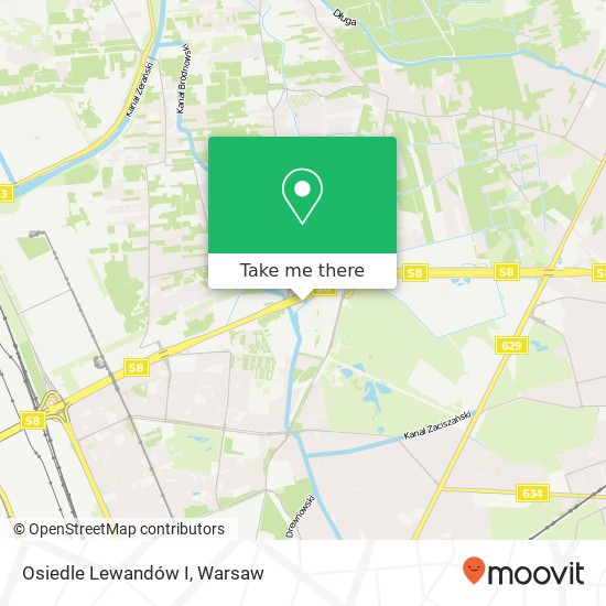 Osiedle Lewandów I map