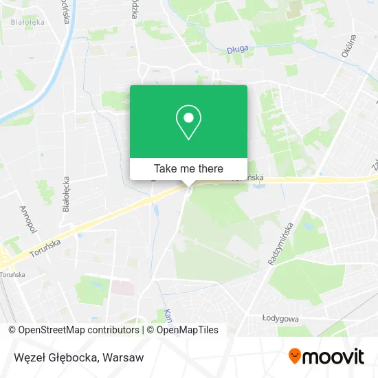Węzeł Głębocka map