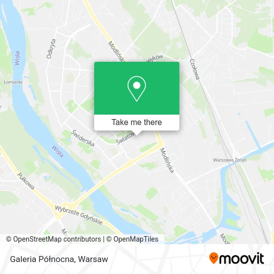 Galeria Północna map