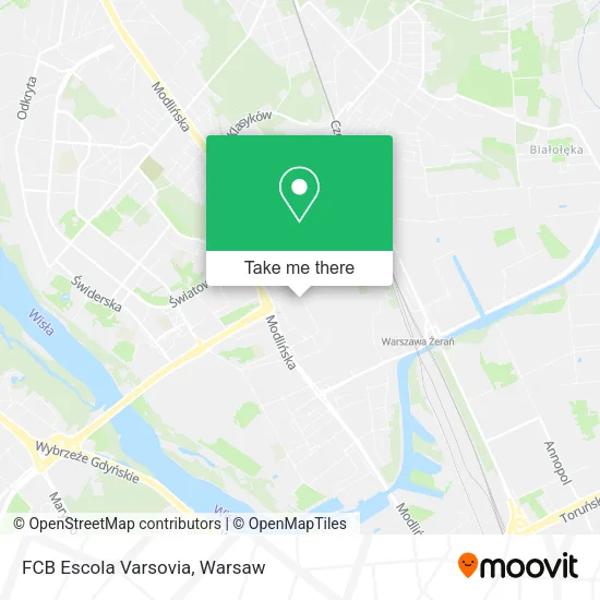 FCB Escola Varsovia map