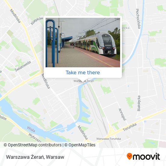 Warszawa Żerań map