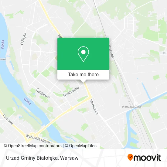 Urzad Gminy Białołęka map