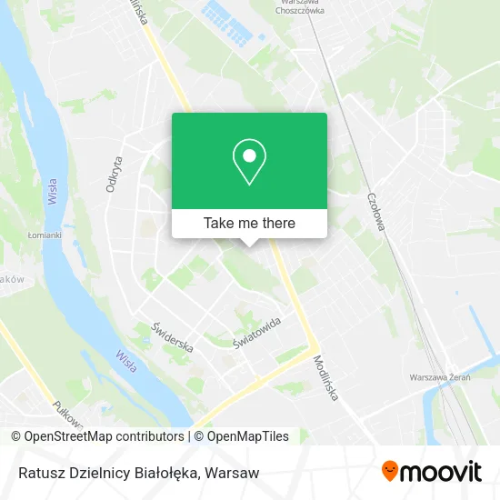 Ratusz Dzielnicy Białołęka map