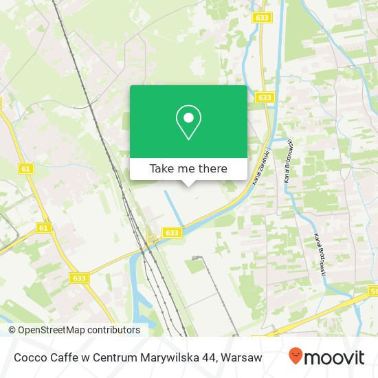 Cocco Caffe w Centrum Marywilska 44 map