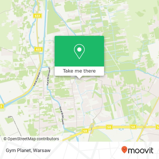 Gym Planet map