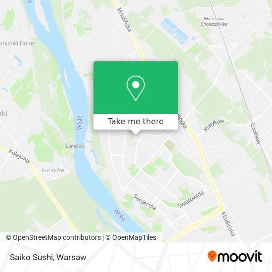 Карта Saiko Sushi