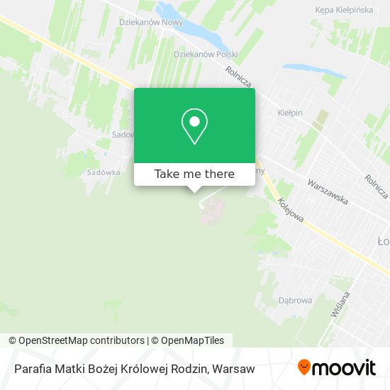 Parafia Matki Bożej Królowej Rodzin map