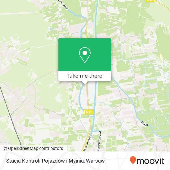 Stacja Kontroli Pojazdów i Myjnia map