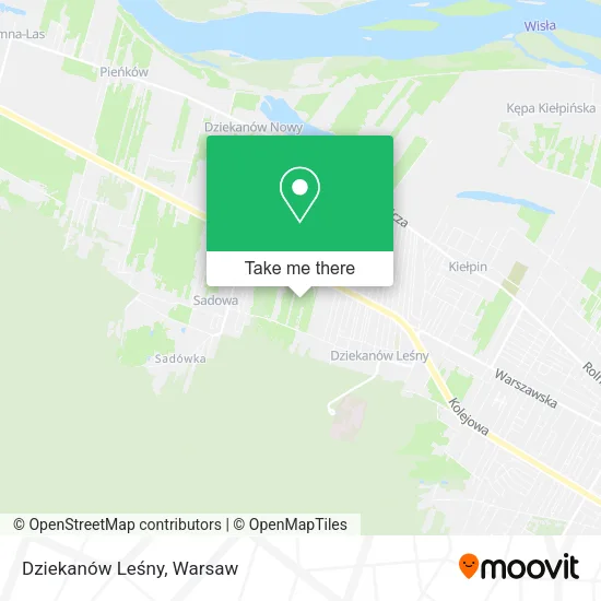 Карта Dziekanów Leśny