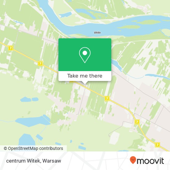 centrum Witek map