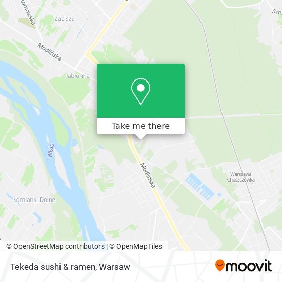 Tekeda sushi & ramen map