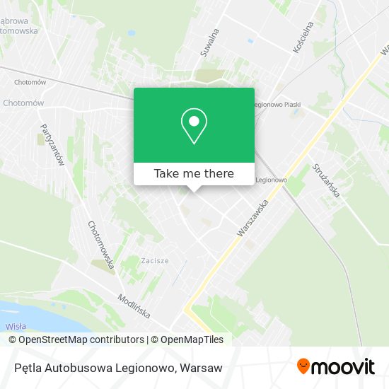 Pętla Autobusowa Legionowo map