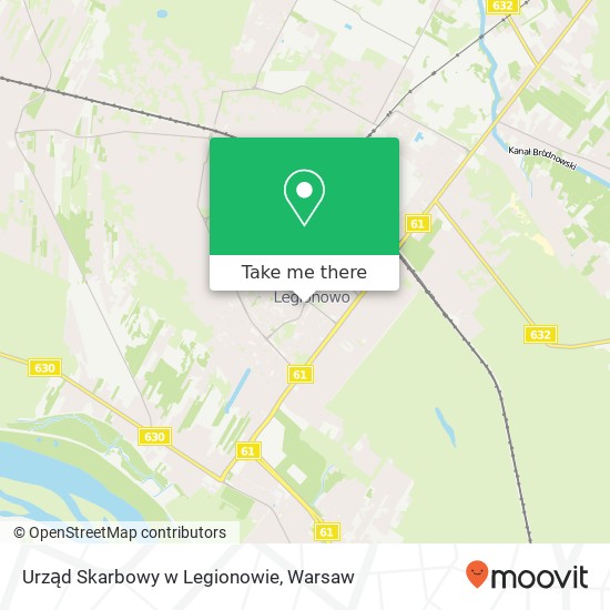 Urząd Skarbowy w Legionowie map