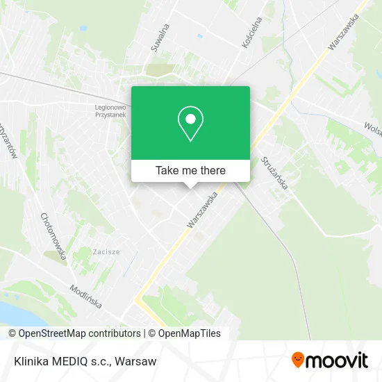 Карта Klinika MEDIQ s.c.