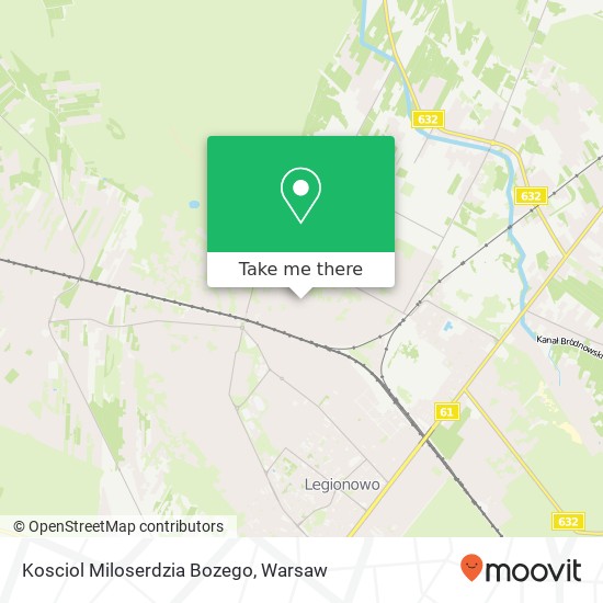 Kosciol Miloserdzia Bozego map