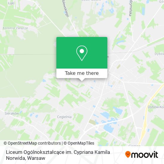 Liceum Ogólnokształcące im. Cypriana Kamila Norwida map