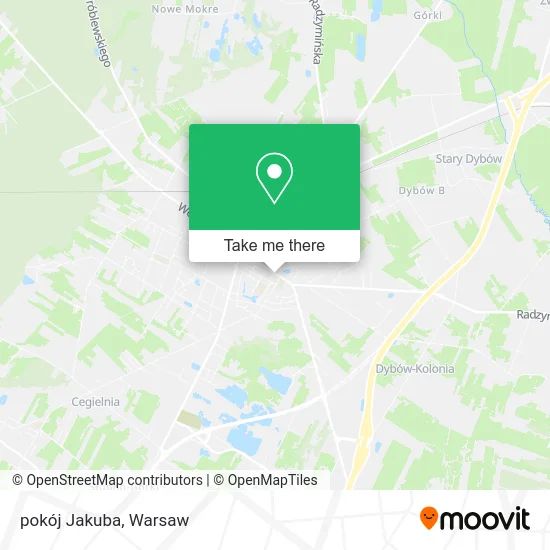 Карта pokój Jakuba