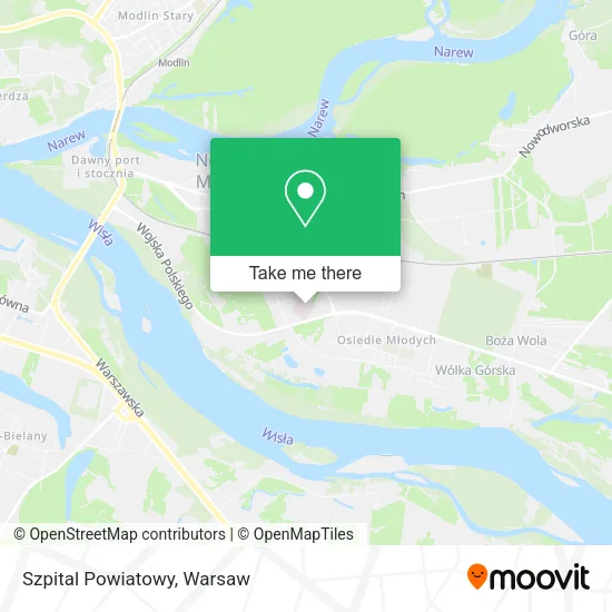 Szpital Powiatowy map