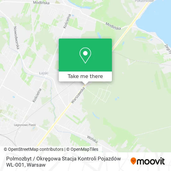 Polmozbyt / Okręgowa Stacja Kontroli Pojazdów WL-001 map