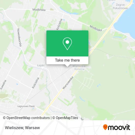 Wieliszew map
